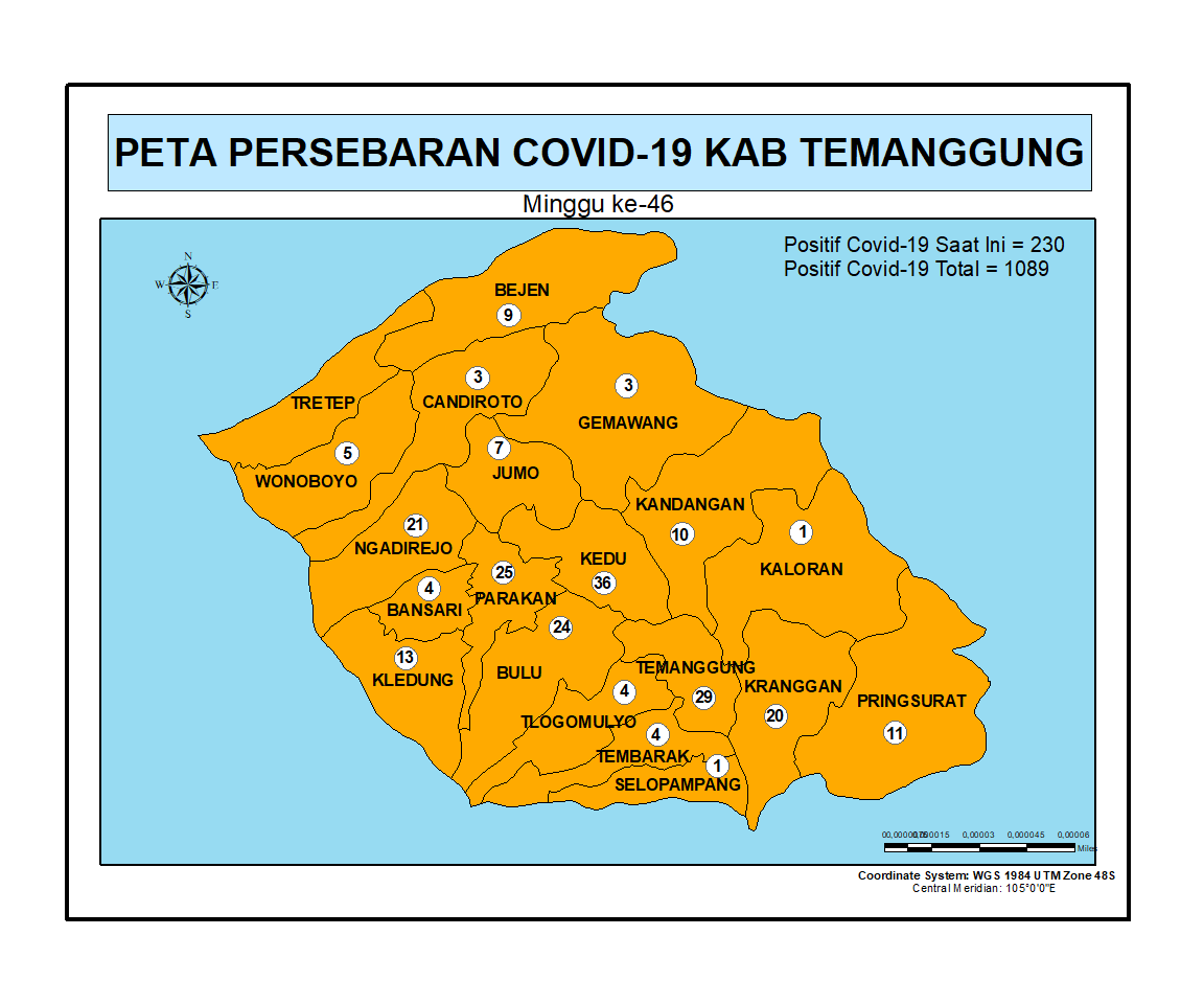 Peta Sebaran Covid-19 Tanggal 15 November 2020